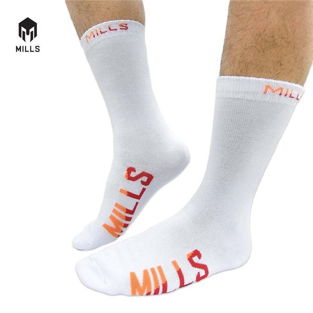 MILLS Quarter Sports Socks White